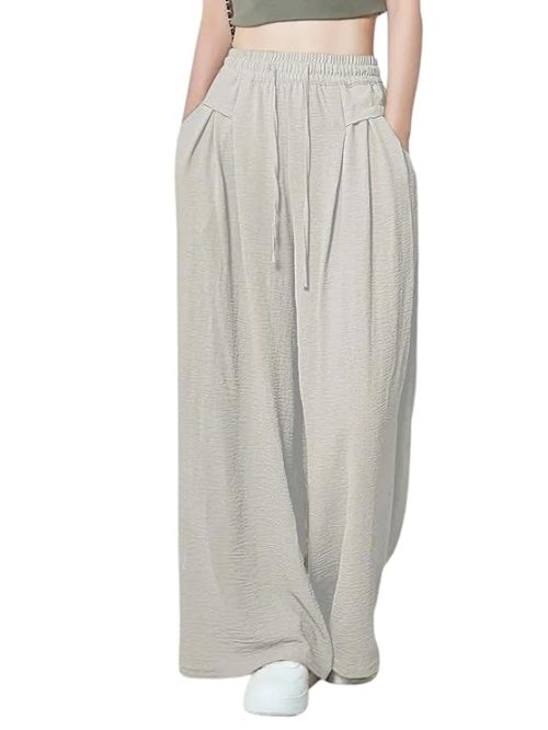 High Waist Flared Trousers