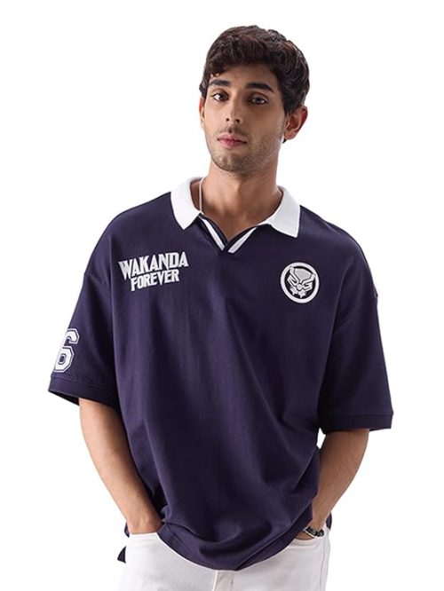 Black Panther Oversized Polo